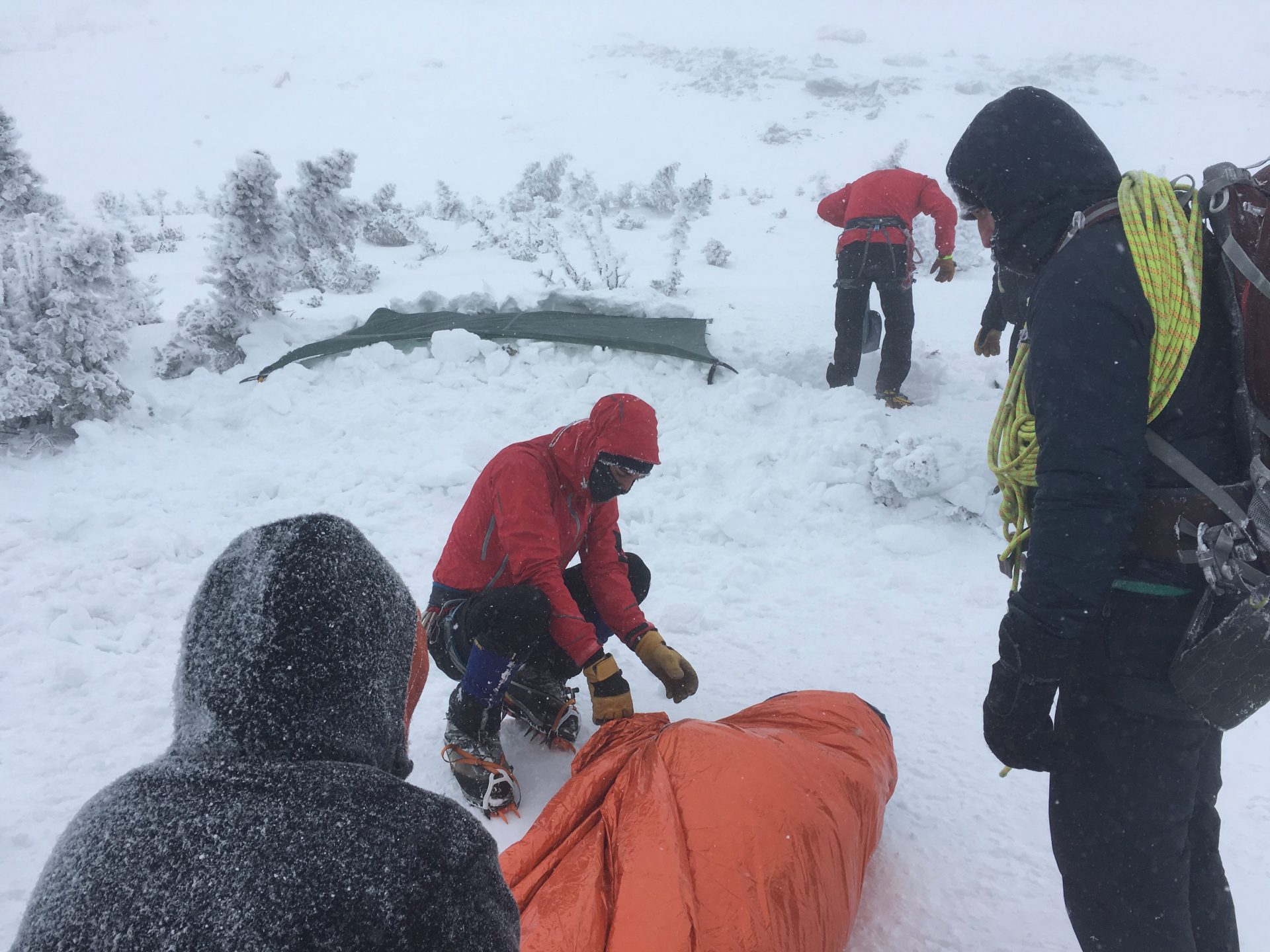 Winter Rescue DiMM Winter Mountaineering and Rescue - Acadia Mountain Guides Climbing ...