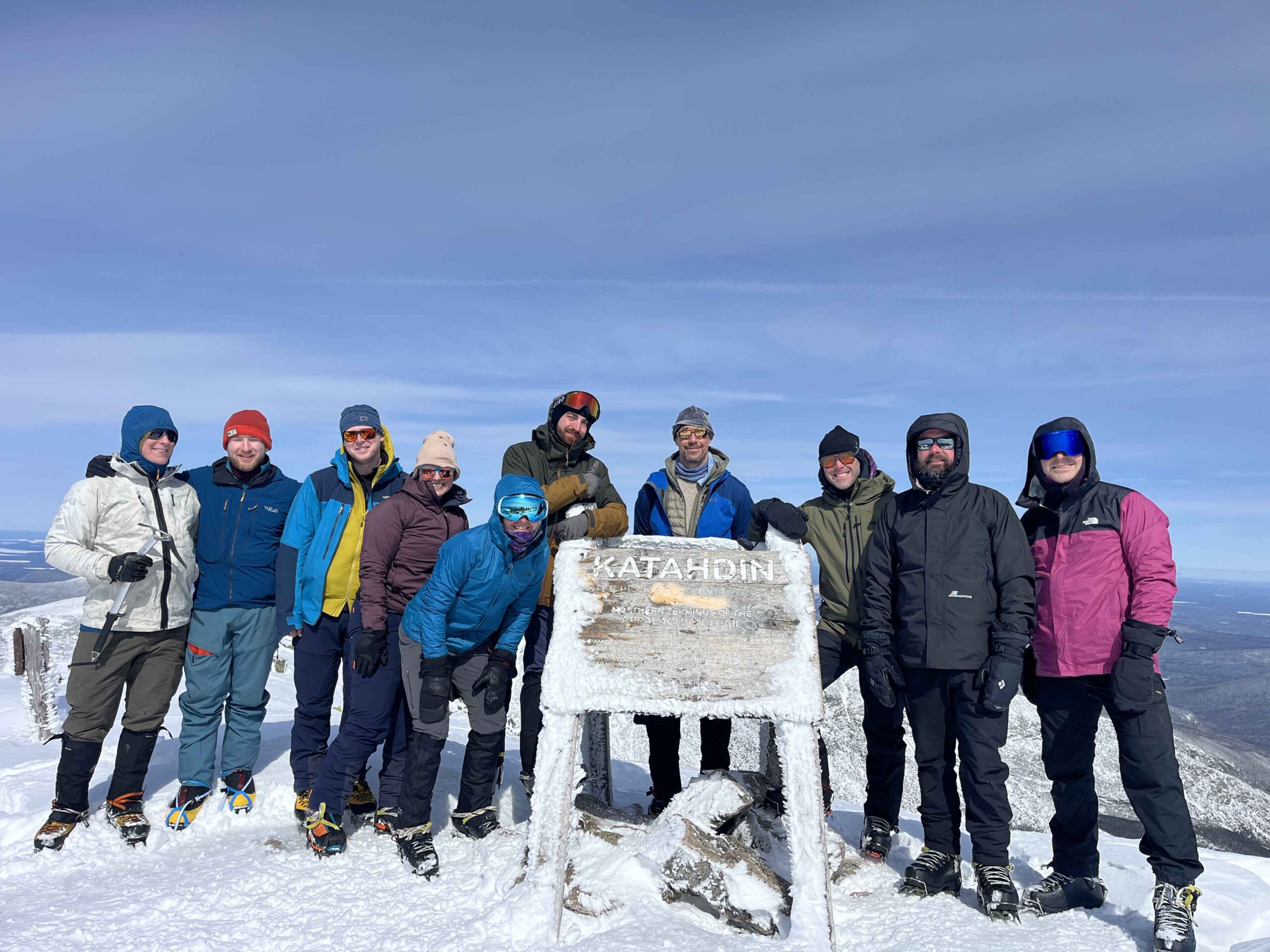A successful summit on a clear day!